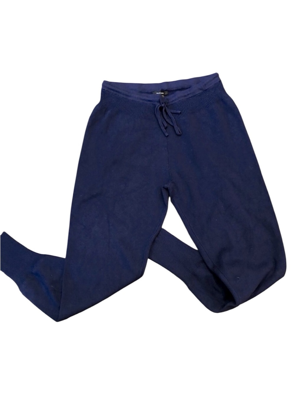 NATORI blue lounge knit pants size medium